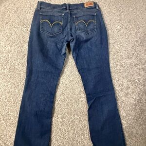 Levi’s Y2K 90s 524 Too Superlow bootleg Jeans – Dark Wash – W29 L32
